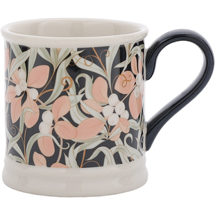 熊谷组马克杯法式中古风陶瓷咖啡杯办公室水杯子2025新款女高颜值