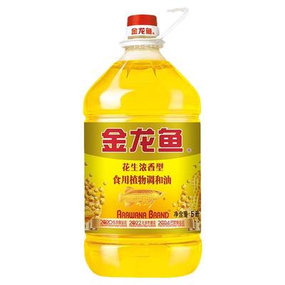 金龙鱼压榨特香菜籽油5.25L*1桶非转基因食用油物理压榨纯正菜油