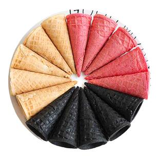 冰淇淋蛋筒商用迷你脆皮甜筒小号蛋卷热奶宝绵绵冰蛋糕装饰摆件