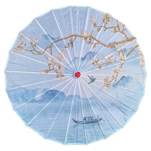 诗雨江南舞蹈伞儿童古典舞跳舞专用古风水墨手持工艺伞表演出道具