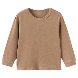 babylove宝宝家居服套装秋冬款绵羊毛保暖睡衣儿童上衣裤子两件套