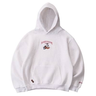 ACTIONS美式黑胶小狗连帽卫衣