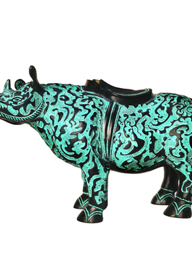 青铜器摆件古玩古董博古架新中式