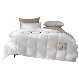 水星家纺鹅绒被羽绒被95白鹅绒冬被冬季加厚保暖被芯被子新年礼物