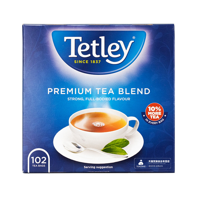 英国Tetley泰特利红茶茶包原味英式阿萨姆自制奶茶烘焙原料袋泡茶