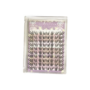 懒懒猫咪漫画斜飞睫！兜兜甜假睫毛狐系女自然浓密上镜款眼尾拉长