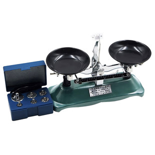 托盘天平秤砝码机械天平秤初中物理实验教具学具理化生天平托盘器材器具套装