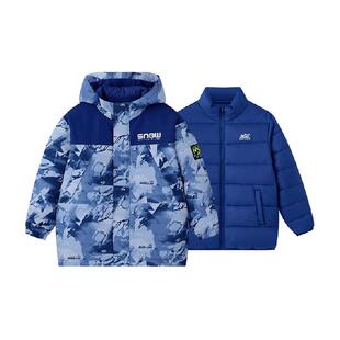 361°童装男童上衣2025年冬季新款中大童外套三防科技外套