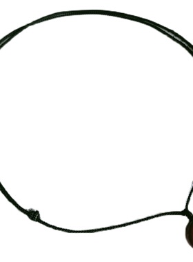 真朱砂平安扣吊坠925纯银天然原矿紫金朱砂项链高含量锁骨链红绳