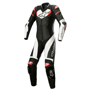 意大利Alpinestars A星女子连体衣真皮皮衣专业骑行服一体式