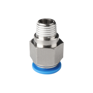 气动气管快速接头快插螺纹8mm直通三通气管接头配件大全PC8-02/m5