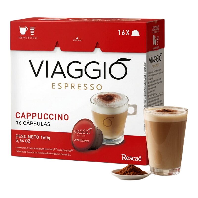 VIAGGIO Espresso 经典泡沫咖啡胶囊办公提神懒人160克*2件优惠装