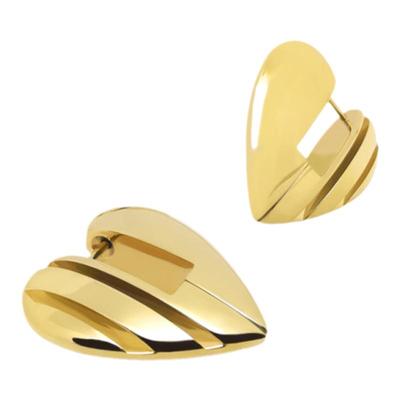 ALP爱心系列不对称多戴镀金耳环