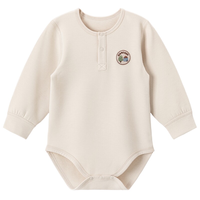 乖奇熊婴幼儿保暖连体包屁衣秋冬
