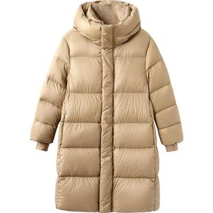 巴拉巴拉儿童羽绒服宝宝加厚冬装新款童装男童女童长款鹅绒外套潮