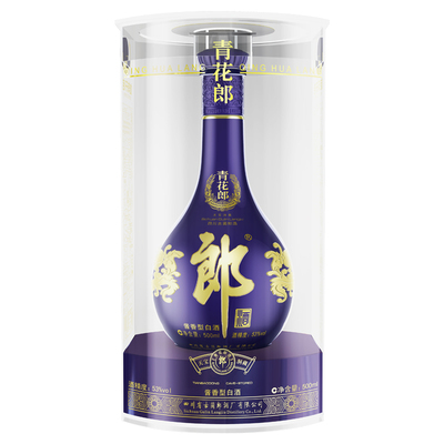 【2020年产】 郎酒 青花郎 53度 酱香型白酒 500mL 单瓶 收藏送礼