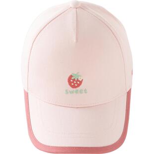 戴维贝拉儿童帽子2026春夏新款女童运动棒球帽男童遮阳鸭舌帽童帽