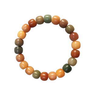 【纯手工打磨】小尺寸高端天然菩提根手串女无染色稀有色小糖豆