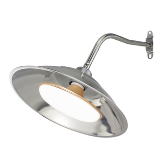 led马路弯灯e27螺纹口灯头不锈钢灯杆灯罩户外防雨门头灯围墙路灯