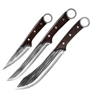 龙之艺猪肉分割刀屠夫剃骨刀宰牛羊商用剔骨刀肉联厂杀猪专用刀具