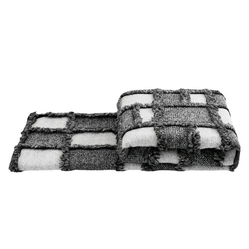 柏洛斯家居样板房轻奢床上床尾毯酒店家用客厅搭毯搭巾沙发羊毛毯