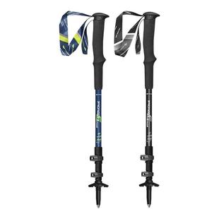 开拓者新款外锁手杖 7075铝合金伸缩徒步登山杖 玫瑰同款登山拐杖