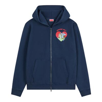 【季末特惠】KENZO 男女同款卡通图案休闲拉链卫衣外套