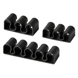 宜家卡克杜夫电线固定器3个装理线器充电线整理器线路收纳集线器