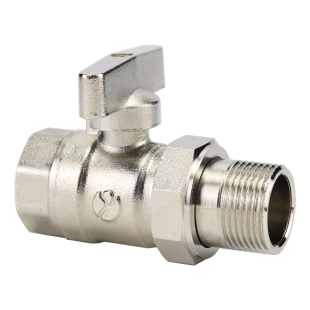 ppr采暖阀4分6分1寸20暖气管道专用铜阀门内外丝活接阀黄铜球阀