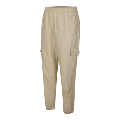 Nike耐克工装裤男裤子夏季浅卡其宽松收口梭织运动长裤HJ1991-229