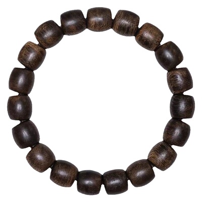 保真沉水野生文莱黑奇楠沉香手串
