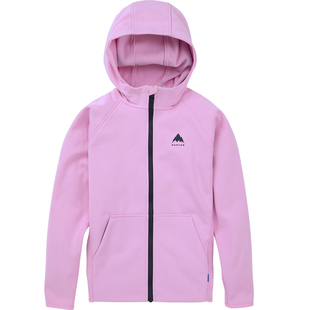 burton伯顿儿童青少年滑雪服连帽卫衣帽衫抓绒衣套头中间层保暖