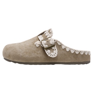 鲁鲁蛋 百搭勃肯鞋厚底半拖鞋外穿2026春夏包头一脚蹬女鞋休闲鞋