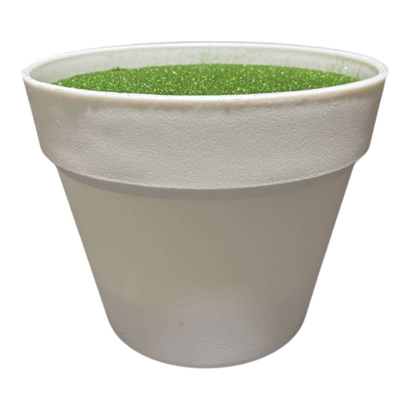 塑料花盆加厚耐用家用阳台花盆内带填充物插假花盆带特价清仓批发