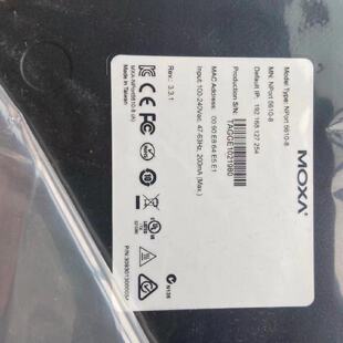 议价MOXA摩莎 NPort 5610-8 8网路接口RS232 工业设备网路接口联