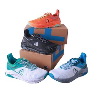 4E宽楦男户外越野跑鞋加宽加肥跑步鞋厚底缓震橡胶防滑徒步运动鞋