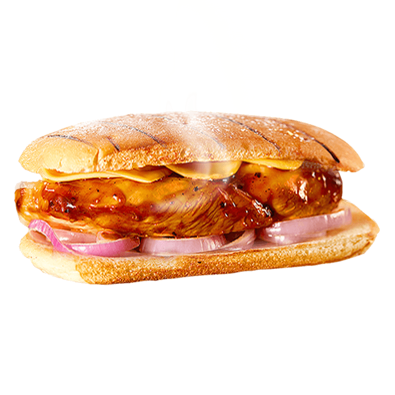泰森全麦帕尼尼芝士调理鸡里脊肉三明治冷冻加热即食早餐10包