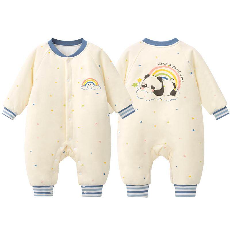 婴蓓依恒温棉夹棉连体衣棉服