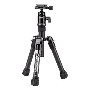 富图宝空气三号mini迷你碳纤维三脚架液压云台视频旅行口袋轻量便携桌面相机手机支架爬楼摄影户外VLOG三角架