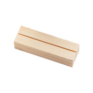 朝雨 原木桌面便签夹立式照片夹ins风简约创意展示架实用插卡立牌