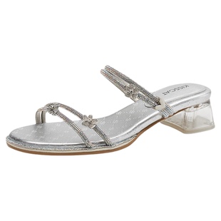 KISSCAT接吻猫[夏日海边]格丽特拖鞋夏季两穿法式凉拖仙女凉鞋女