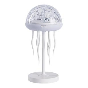 创意水母投影灯充电小夜灯深海水纹海洋氛围灯卧室浪漫床头灯女生