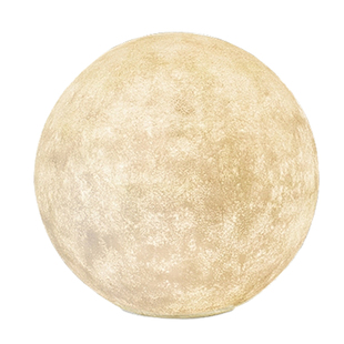 室内客厅休闲区月球灯落地灯氛围灯卧室装饰灯圆球灯轻奢茶几台灯