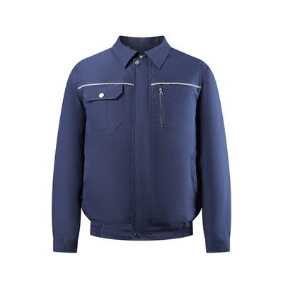 翻领春夏宽松降温防暑空调服制冷