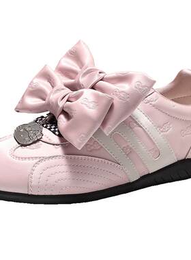 章若楠同款百丽HelloKitty合作款方程式跑道赛车鞋芭蕾德训KT002C