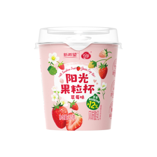 新希望冰淇淋酪乳香草味低温酸奶128g/杯+小果粒杯草莓味135g/杯