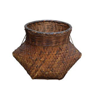 手工竹编做旧烟熏鱼篓采摘篓黄鳝篓鱼笼仿旧虾笼舞台道具竹篓包邮