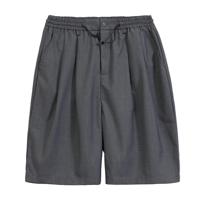 利落细腻干爽五分中裤垂坠感很棒