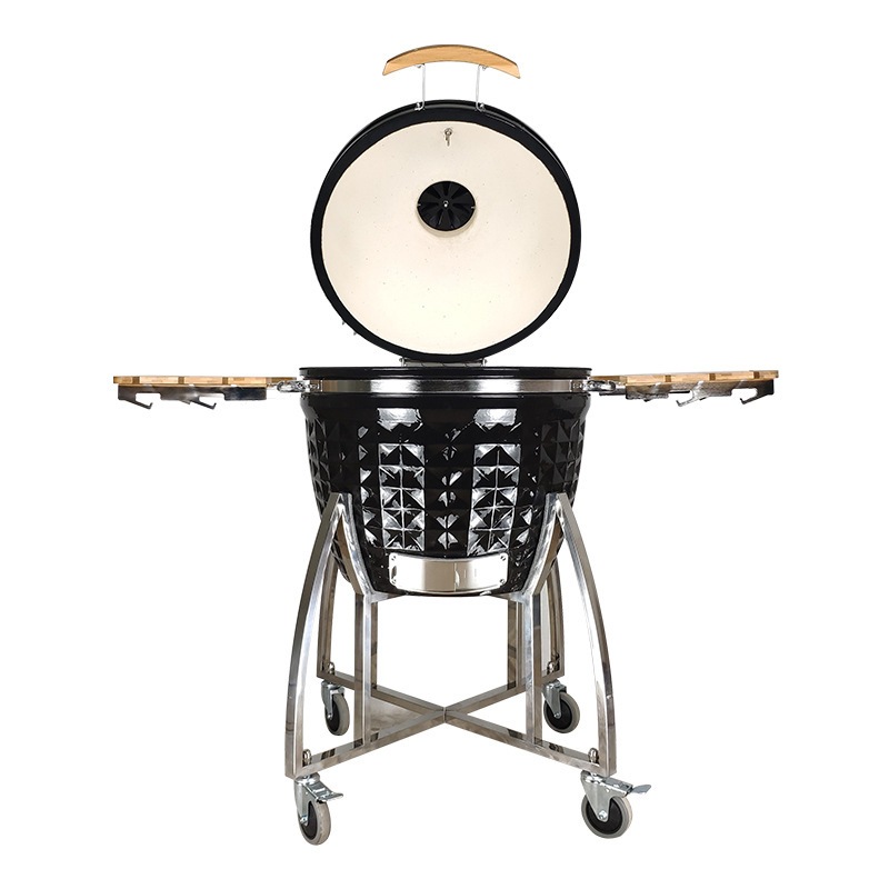 AUPLEX 26 '' Kamado Grill 欧美户外聚会BBQ 烟熏烤肉陶瓷烧烤炉