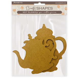Stamperia 茶壶 装饰硬纸板 Crafty shapes Tea pot